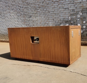 Corten Steel Gas Fire Pit